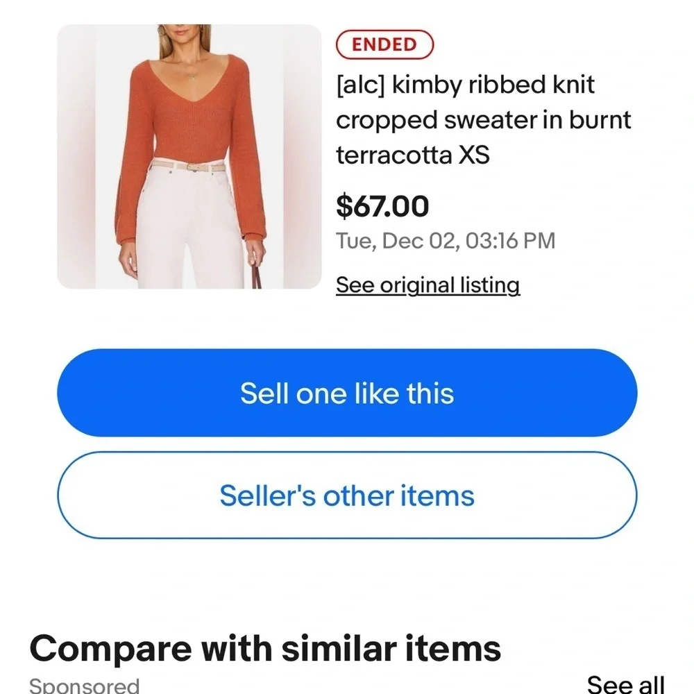 Free People knit sweater